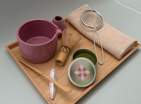 Matcha kit with bamboo whisk